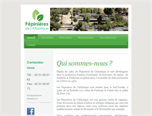 Tablet Screenshot of pepinieres-atlantique-mercier.com